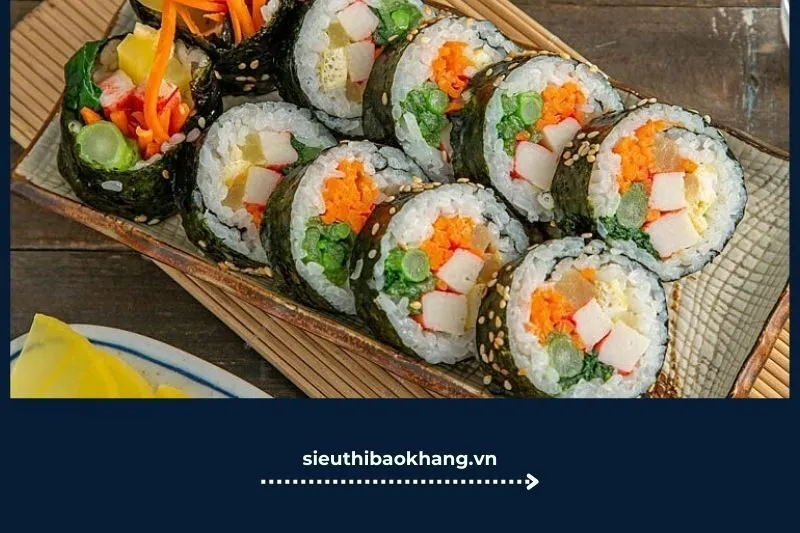 đồ ăn kiểu Hàn Quốc ở Sài Gòn Kimbap FC