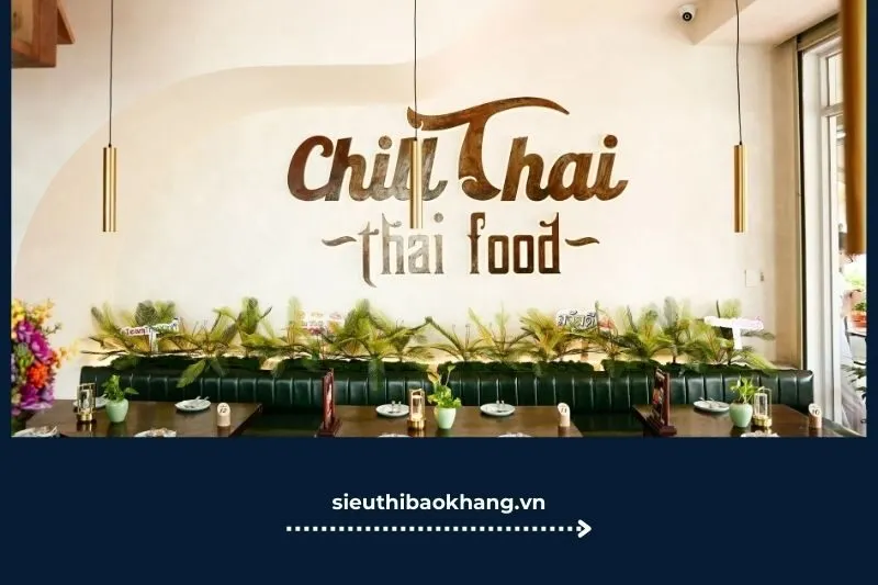 đồ ăn kiểu Thái ở Nhà hàng Chilli Thái