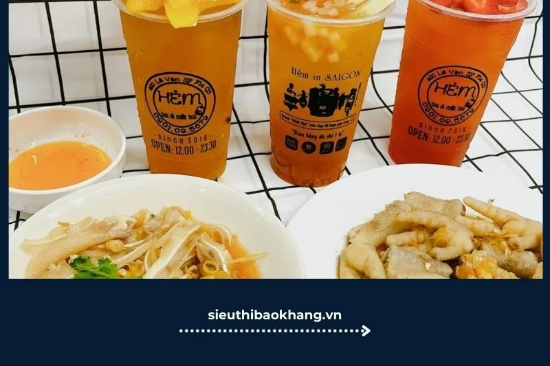 quán trà sữa Sài Gòn Hẻm Tea & Milktea